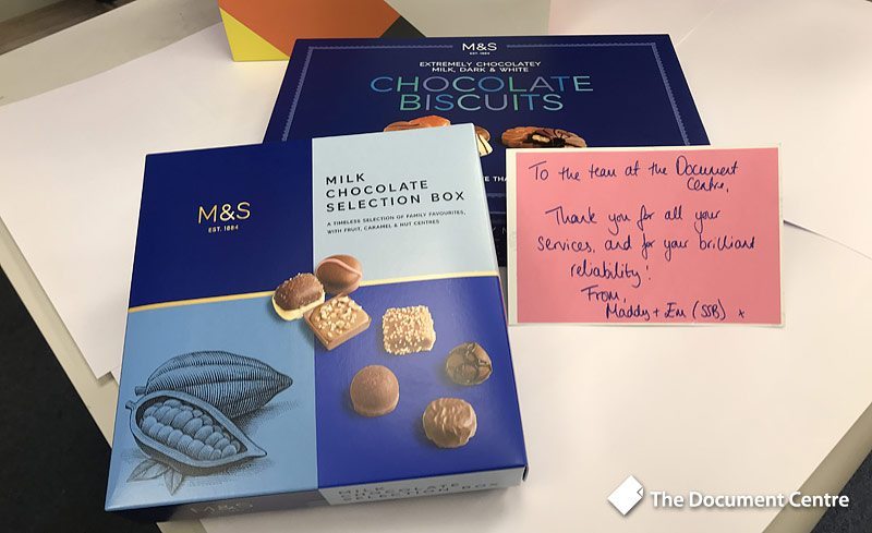 gifts for document centre